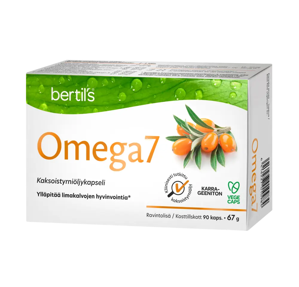 bertils Omega7 Tyrniöljykapseli