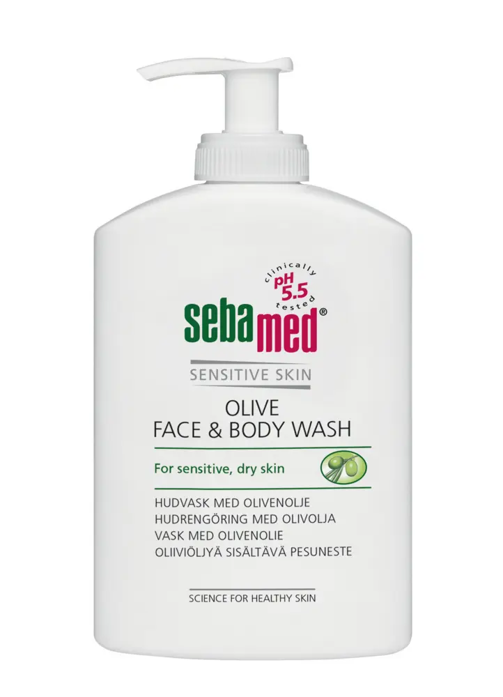 Sebamed Olive Face&Body wash pesuneste pumppupullo