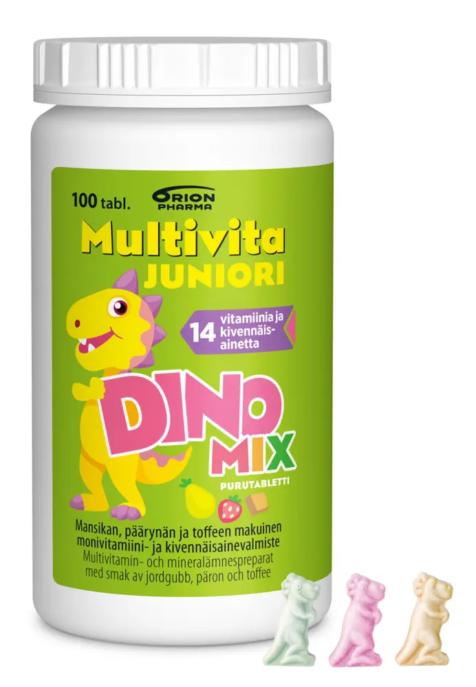 Multivita Juniori Dino Mix monivitamiini