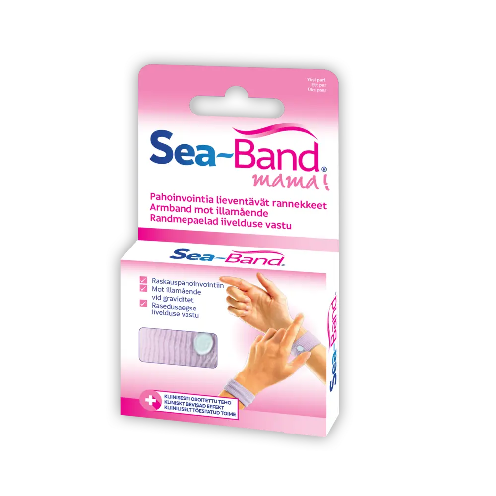 Sea-Band Mama pahoinvointirannekkeet