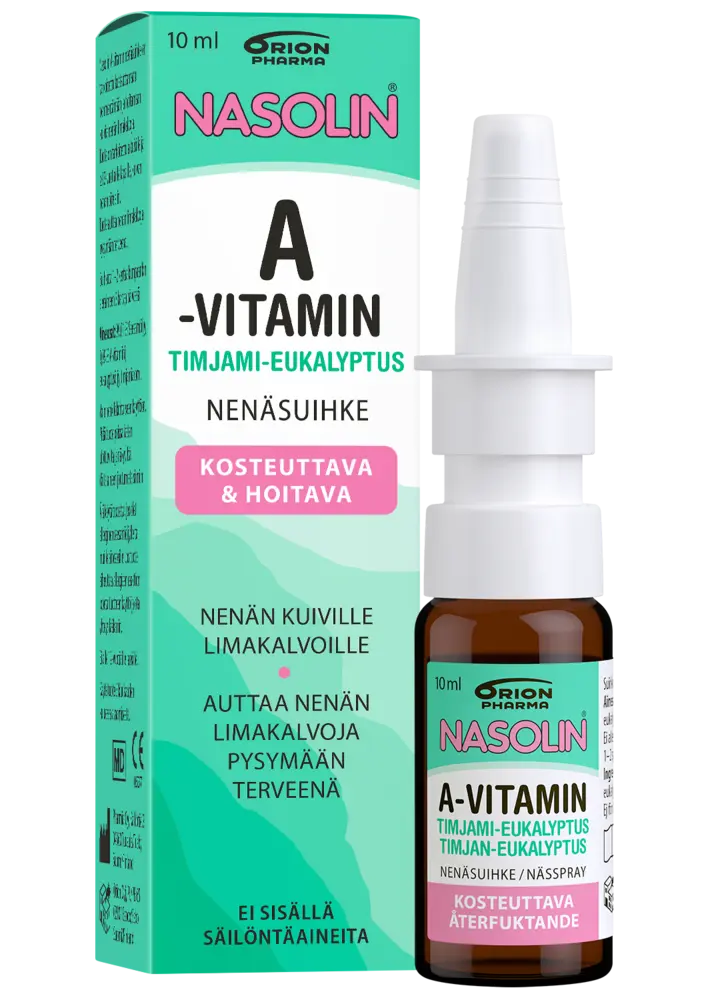 Nasolin A-vitamin Timjami-Eukalyptus nenäsumute