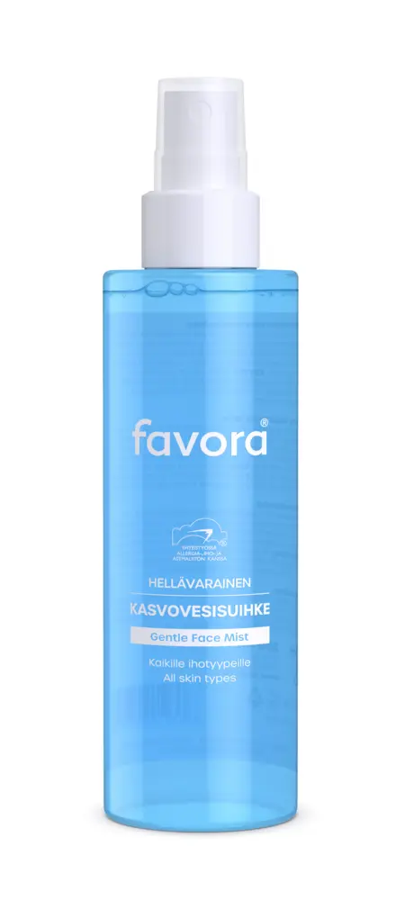Favora Hellävarainen kasvovesisuihke kasvoille