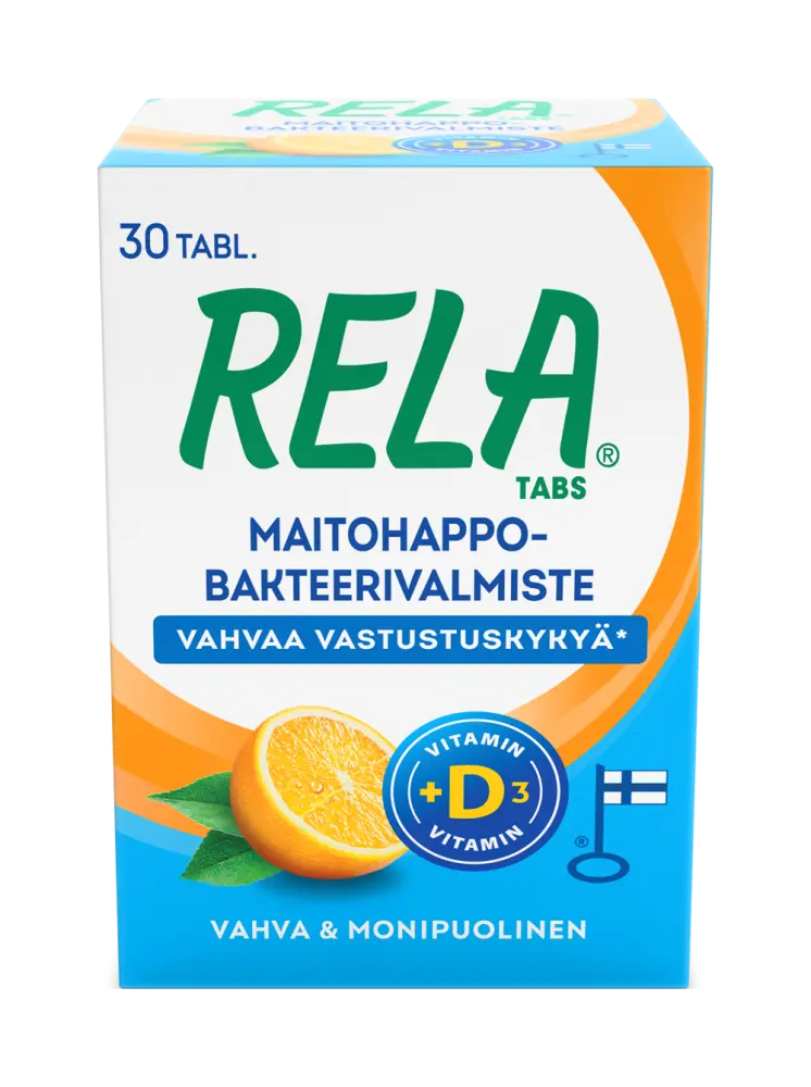 Rela Tabs Appelsiini + D3