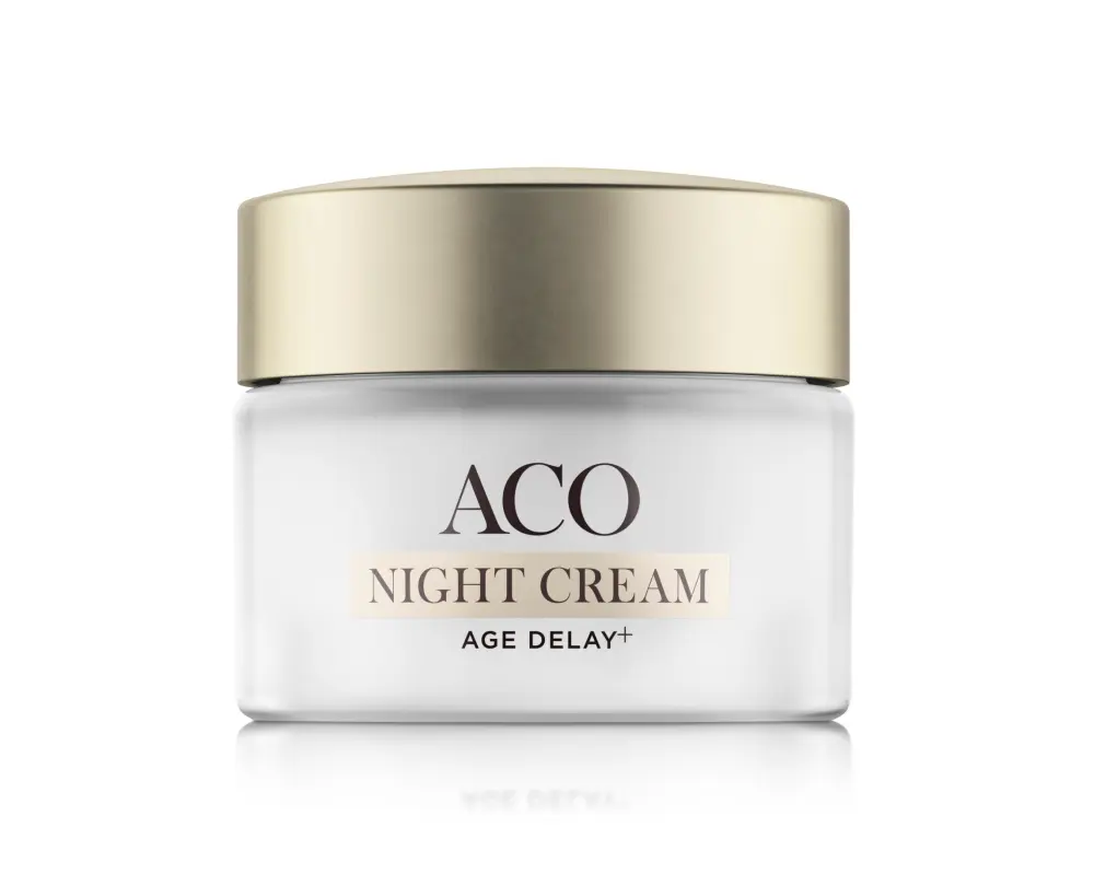 ACO Face Age Delay+ Night Cream hajustettu