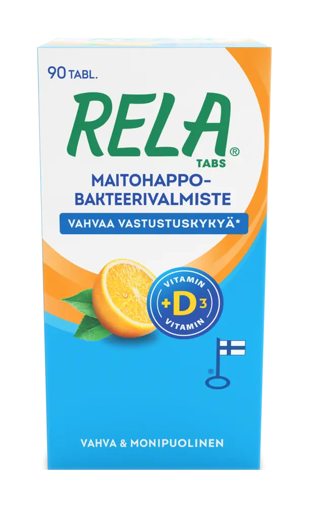 Rela Tabs Appelsiini + D3