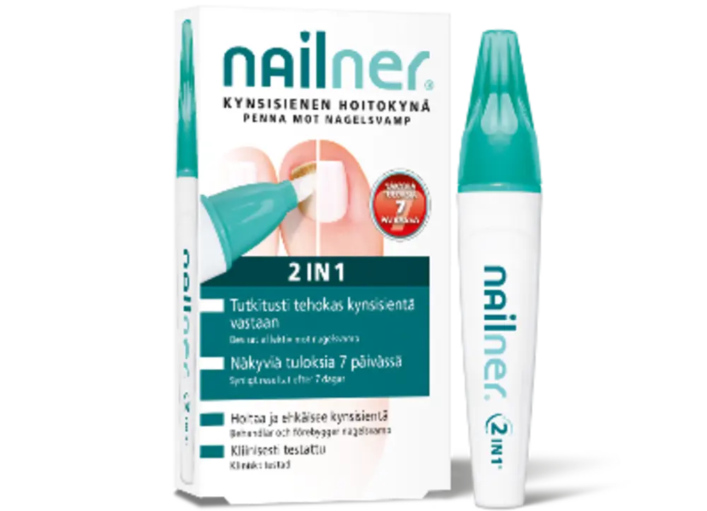 Nailner Kynsisienen Hoitokynä 2in1