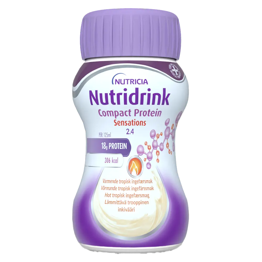 Nutridrink Compact Protein Sensations lämmittävä trooppinen inkivääri