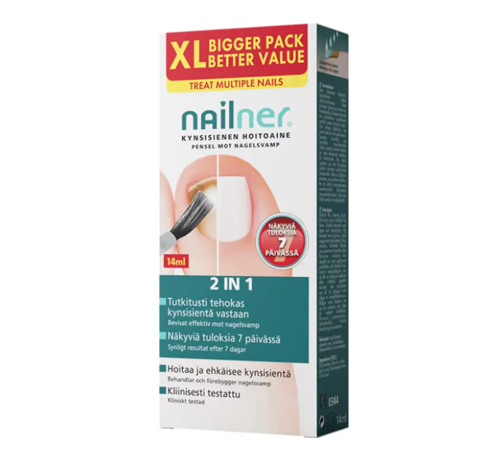 Nailner Kynsisienen Hoitoaine 2in1 XL