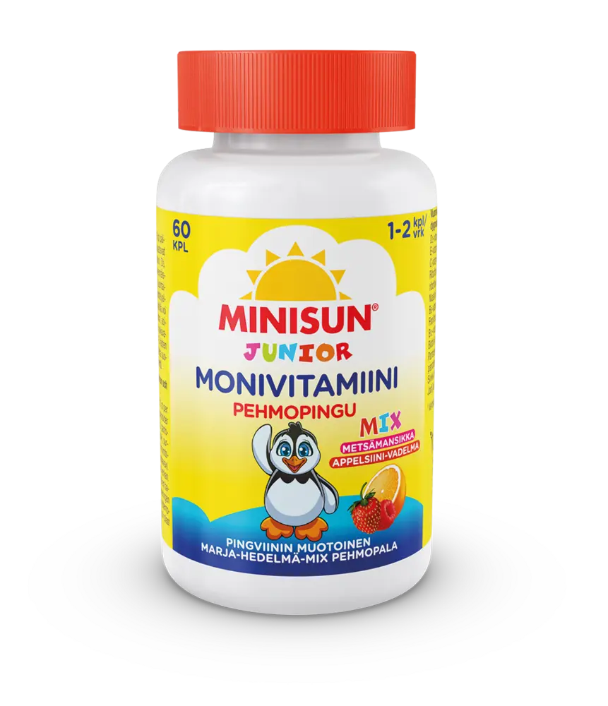 Minisun Monivitamiini Pehmopingu Marja-Hedelmä-Mix