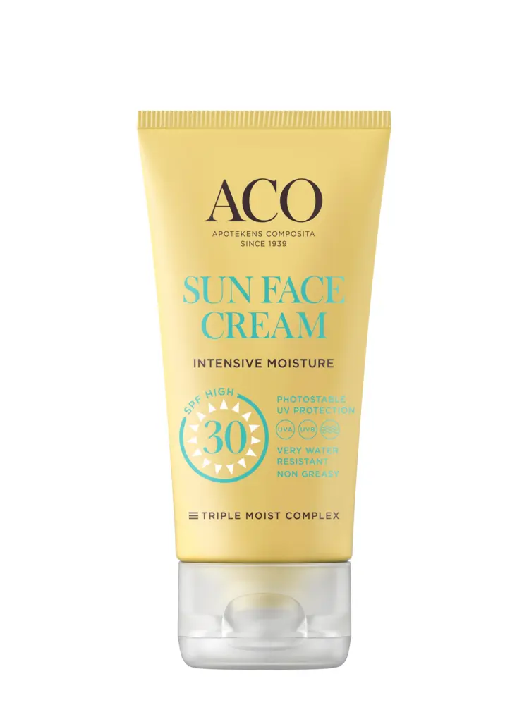 ACO Sun Face Cream SPF 30 hajusteeton