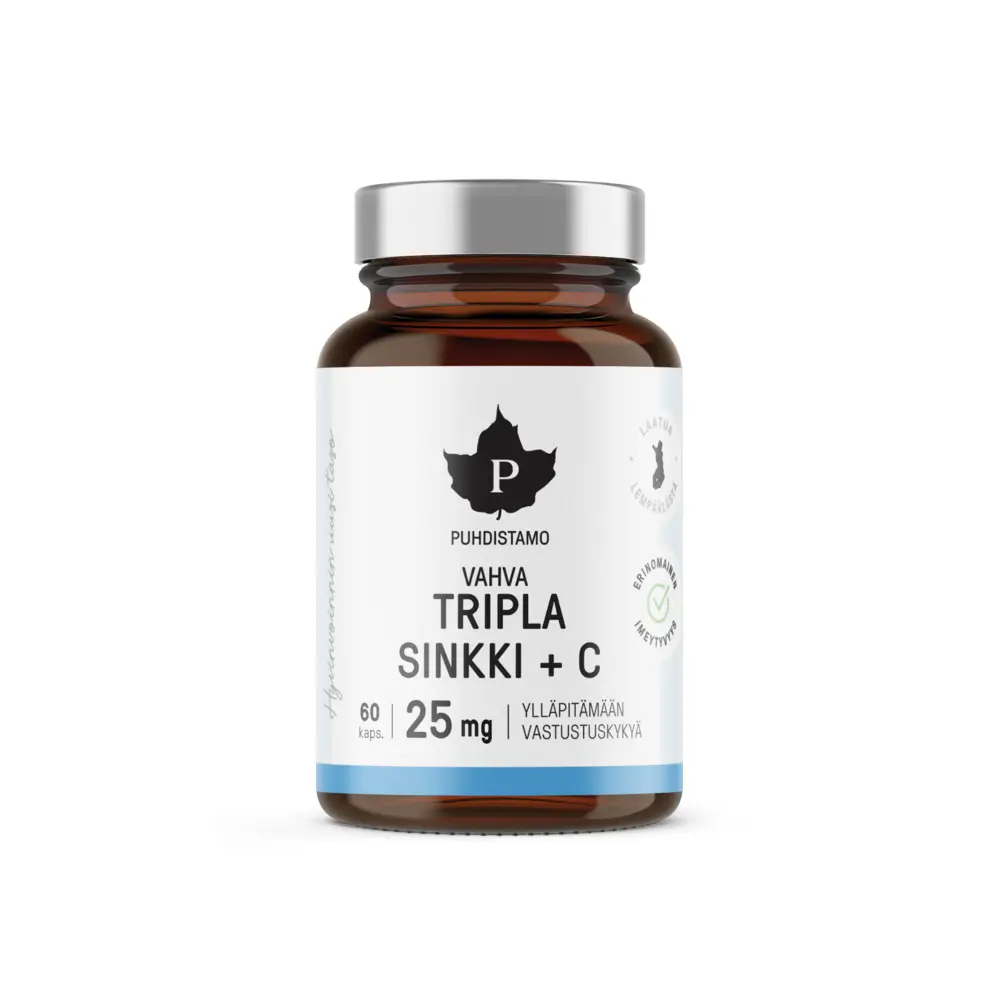Puhdistamo Tripla Sinkki 25 mg