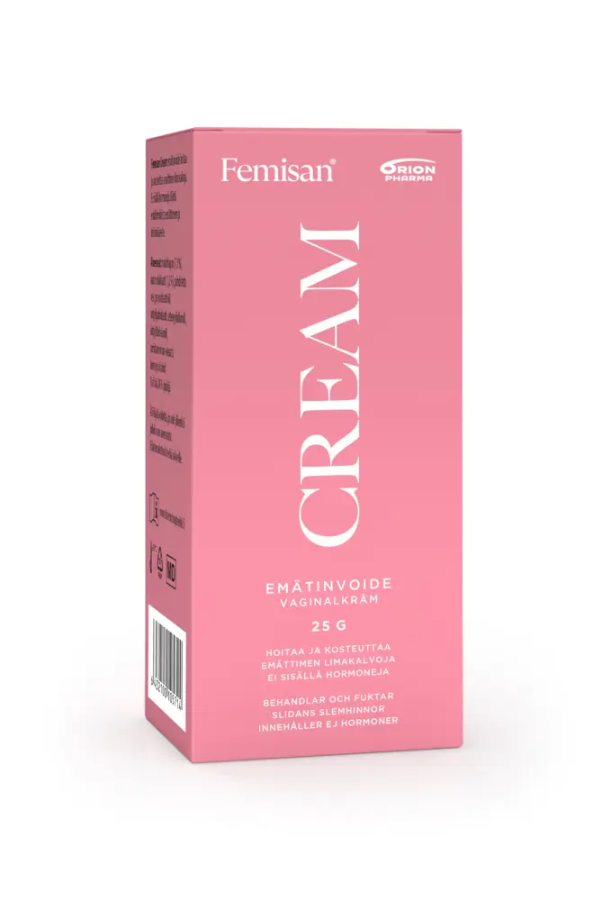 Femisan Cream emätinvoide ilman asetinta
