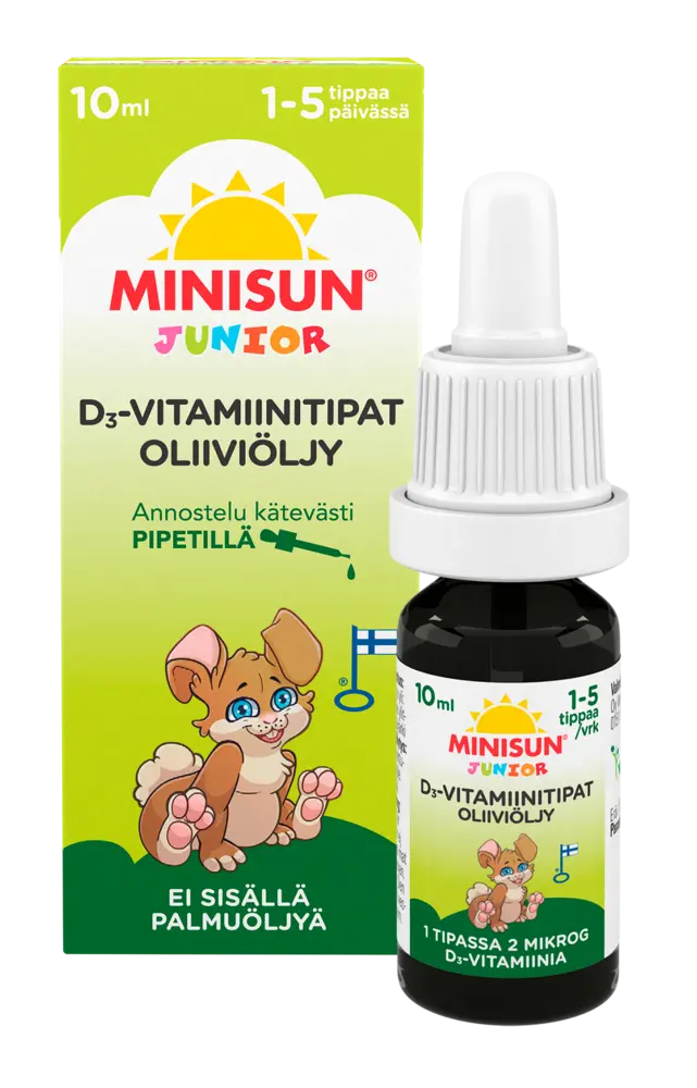 Minisun D-vitamiinioliiviöljytipat